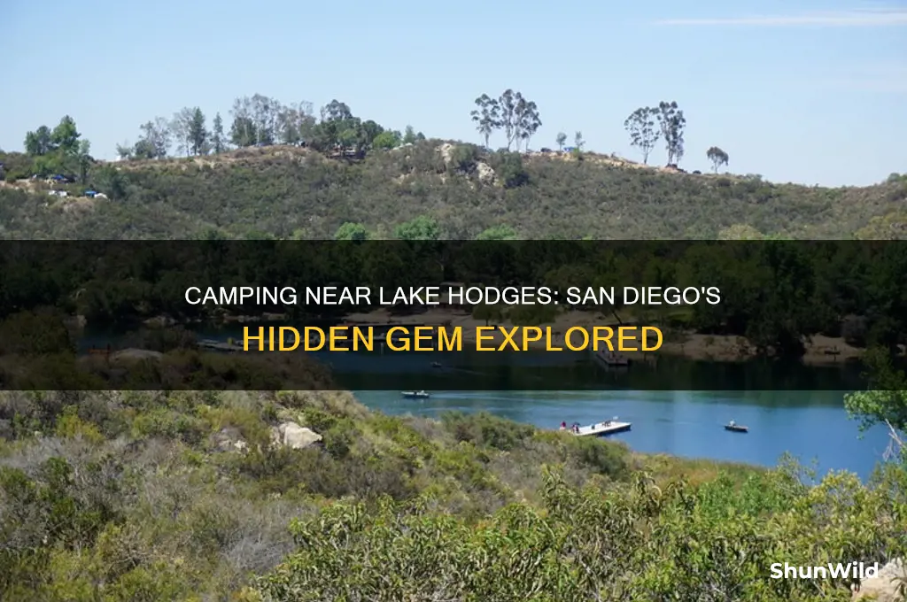 can i camp near lake hodges san diego