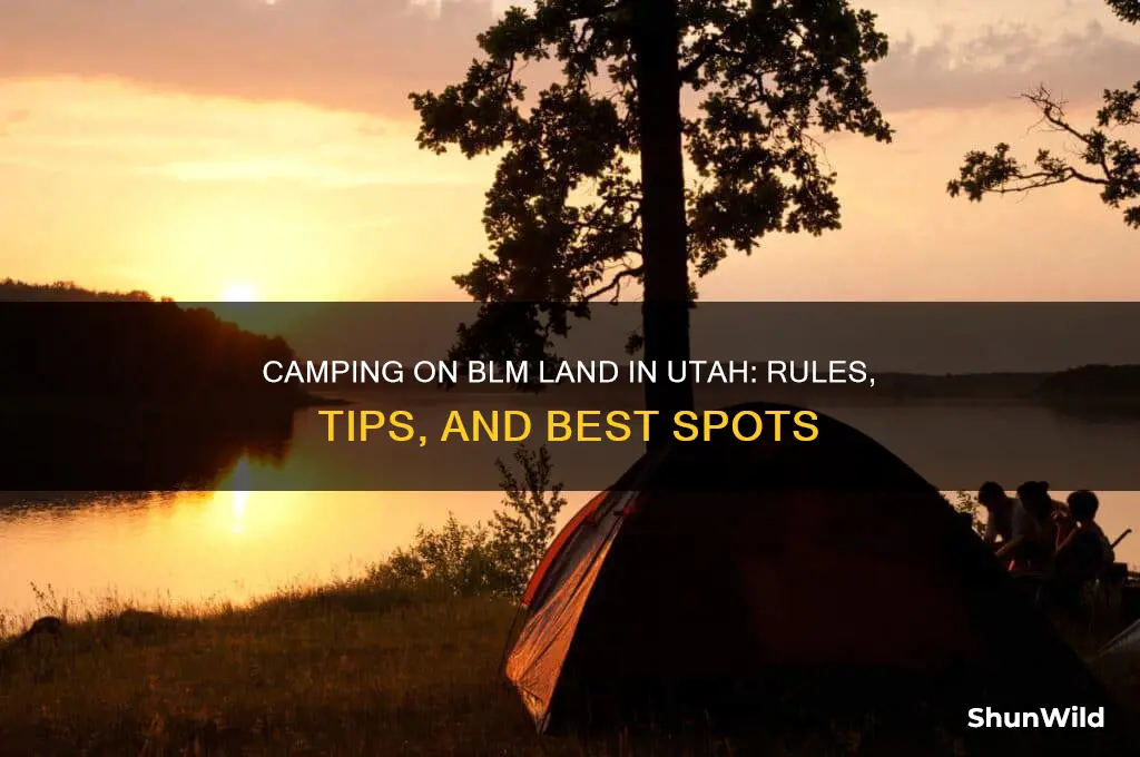 can i camp on blm land in utah