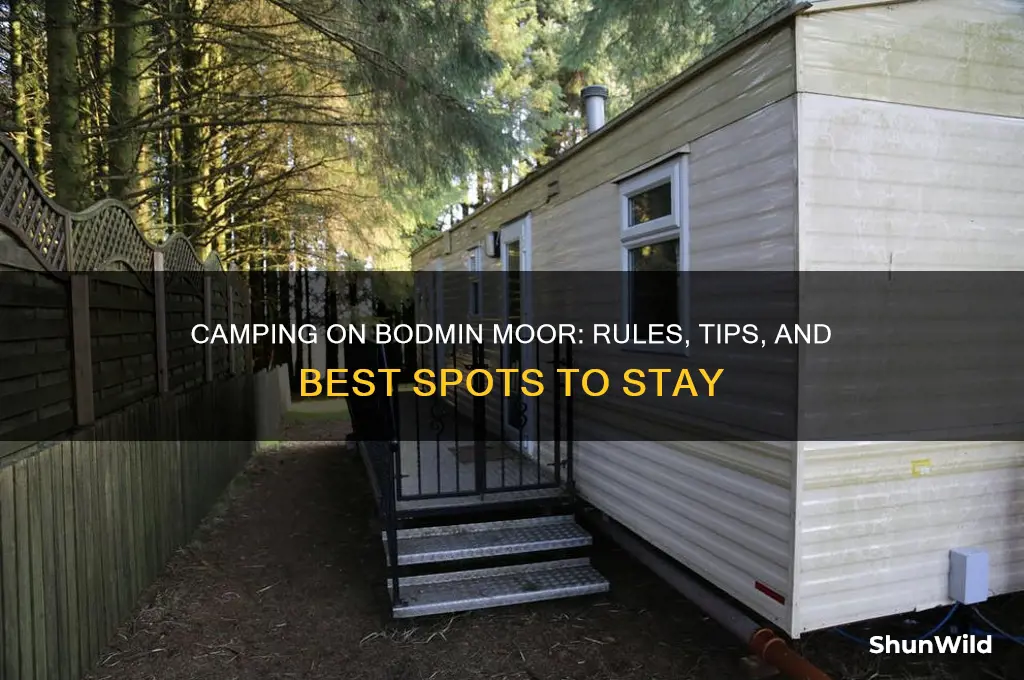 can i camp on bodmin moor