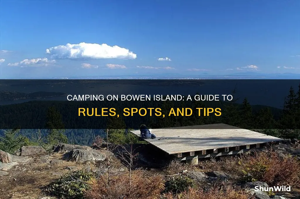 can i camp on bowen island