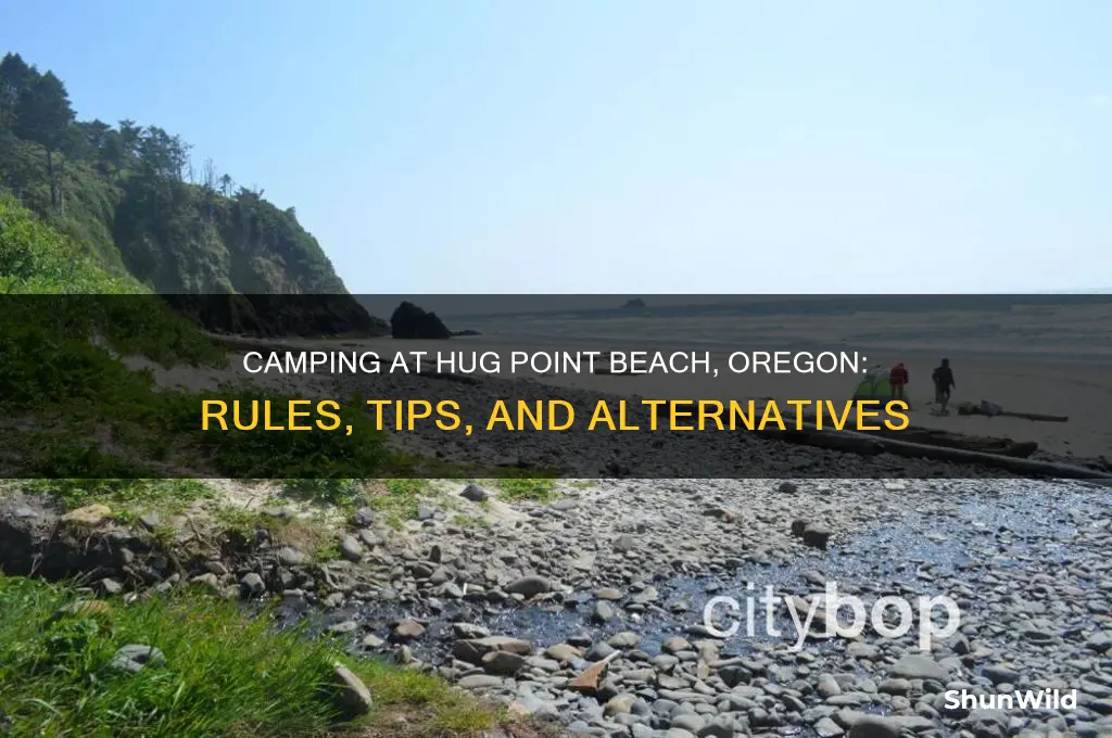 can i camp on hug point beach oregon