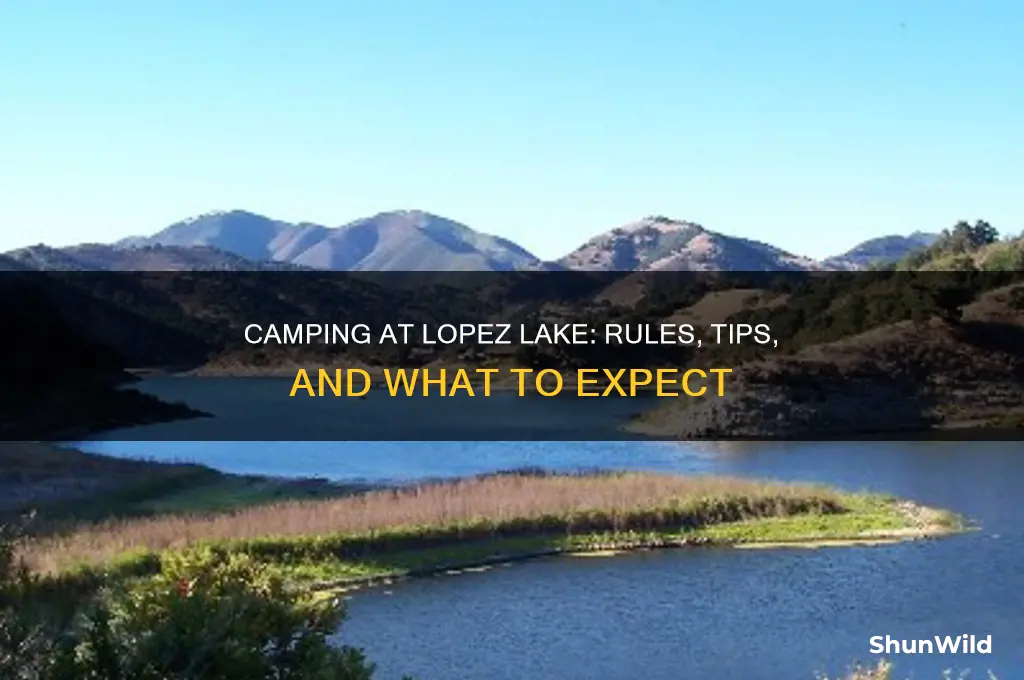 can i camp on lopez lake