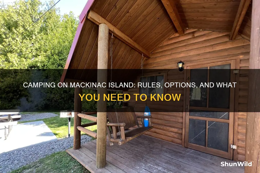 can i camp on mackinac island