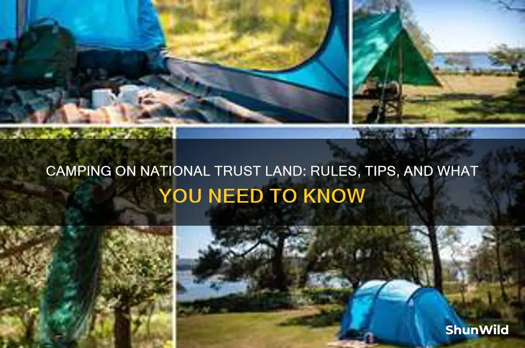 can i camp on national trust land