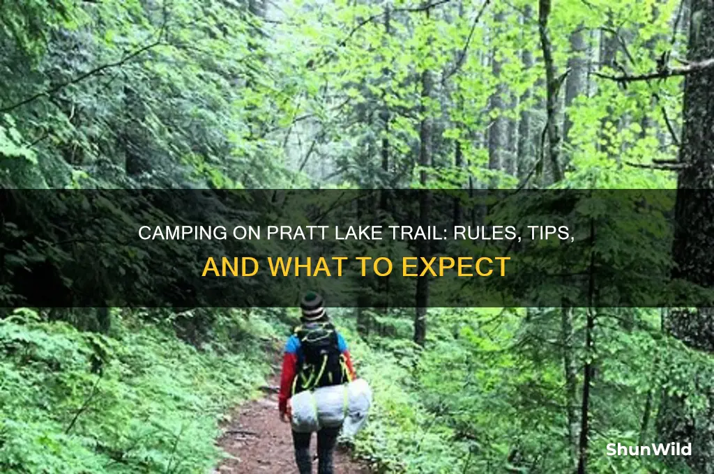 can i camp on pratt lake trail
