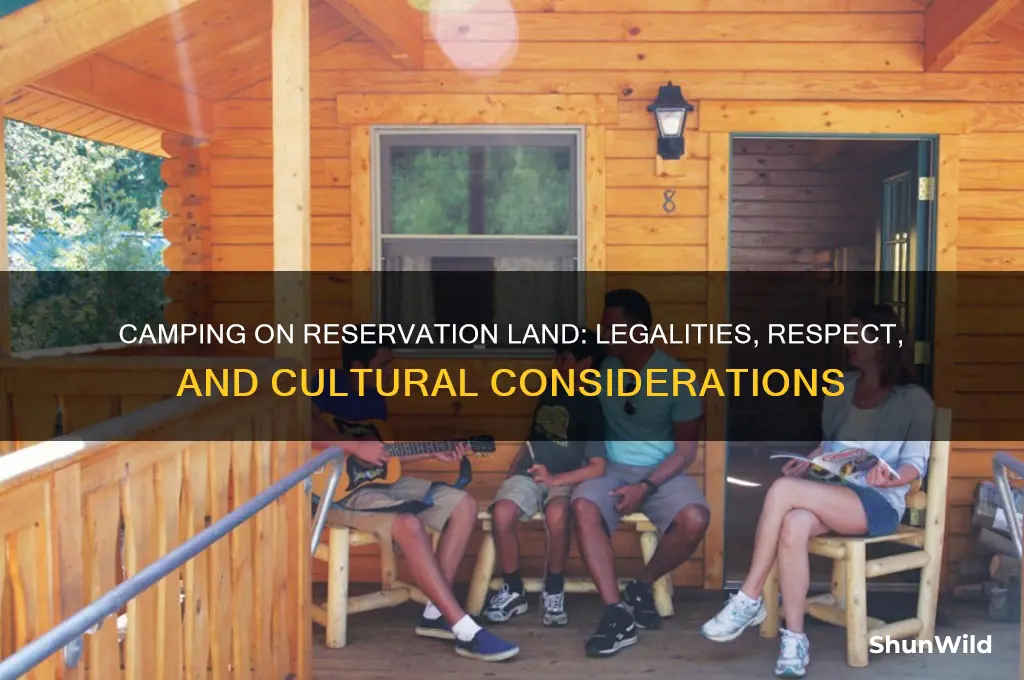 can i camp on reservation land
