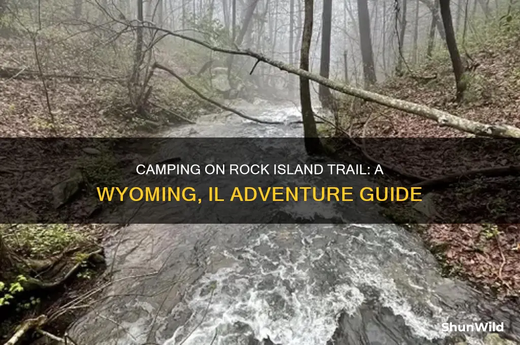 can i camp on rock island trail near wyoming il