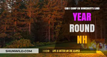 Year-Round Camping on Private Land in NH: Legalities and Tips