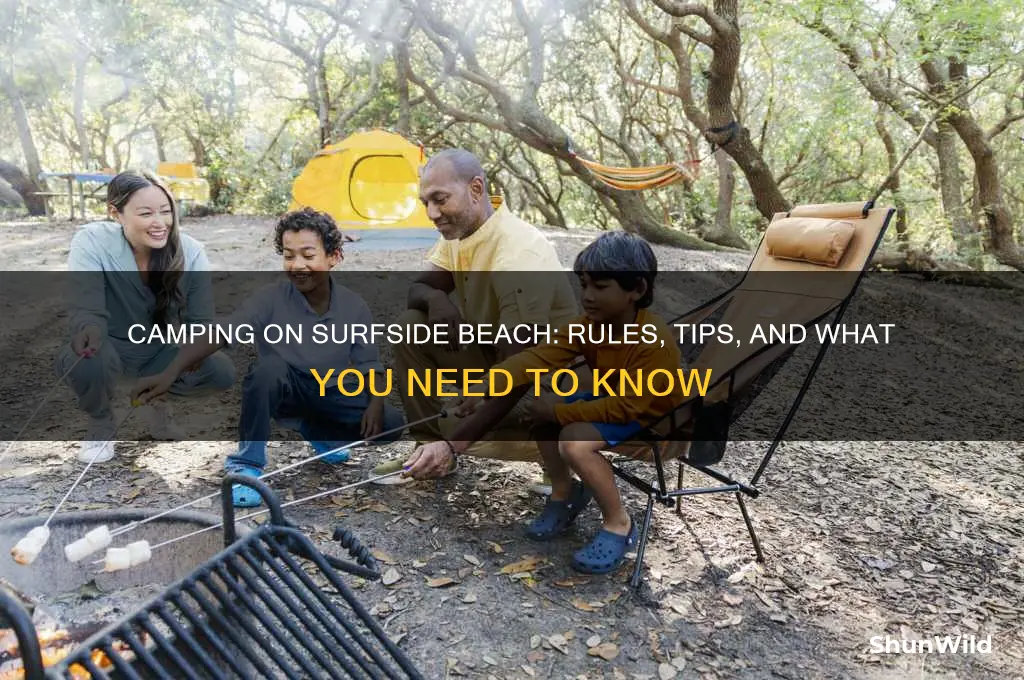 can i camp on surfside beach