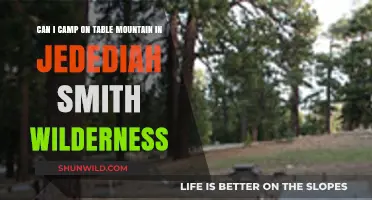 Camping on Table Mountain: Jedediah Smith Wilderness Guide & Tips
