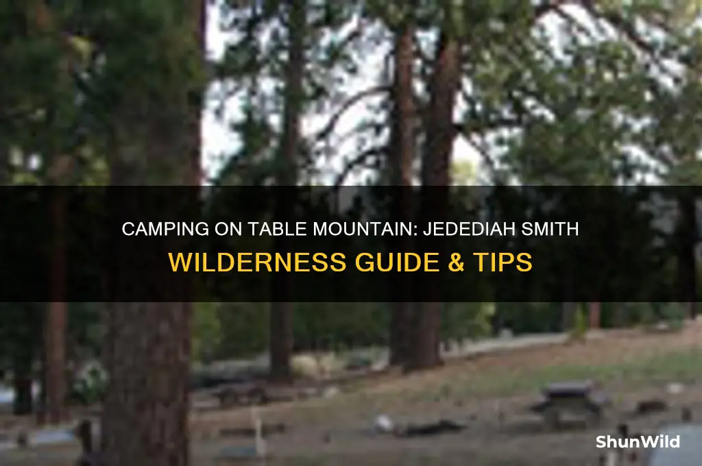 can i camp on table mountain in jedediah smith wilderness