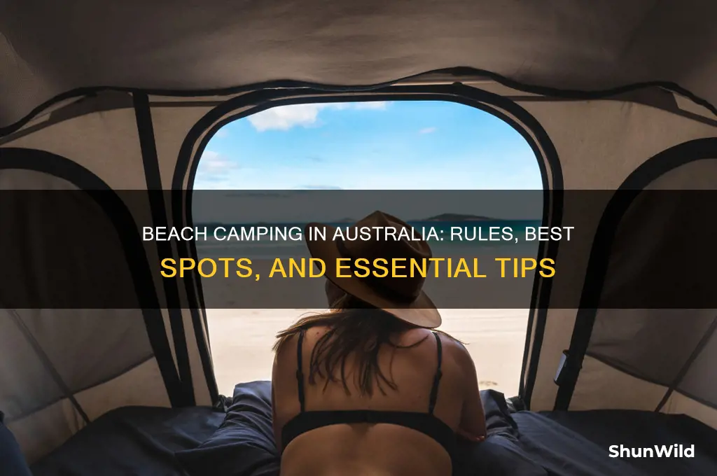 can i camp on the beach in australia