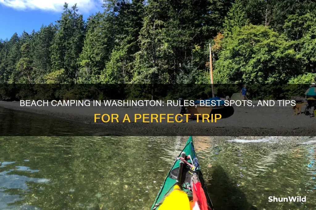 can i camp on the beach in washington