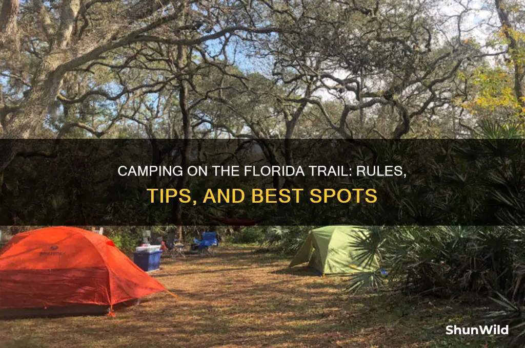 can i camp on the florida trail