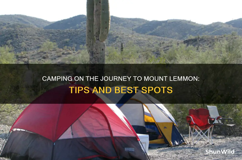 can i camp on the way to mount lemmon