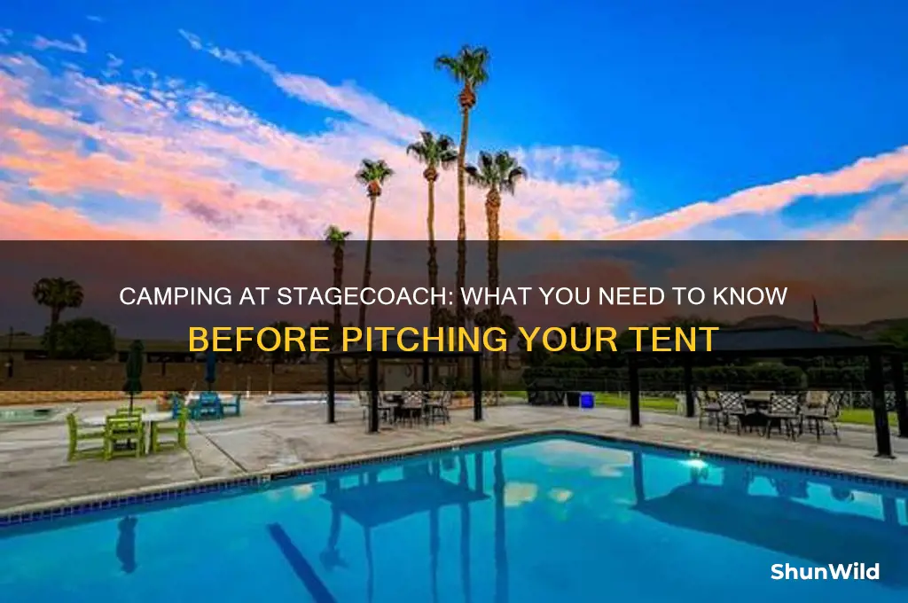 can i camp out at stagecoach