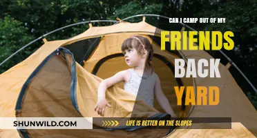 Camping in Your Friend's Backyard: Tips, Etiquette, and Fun Ideas