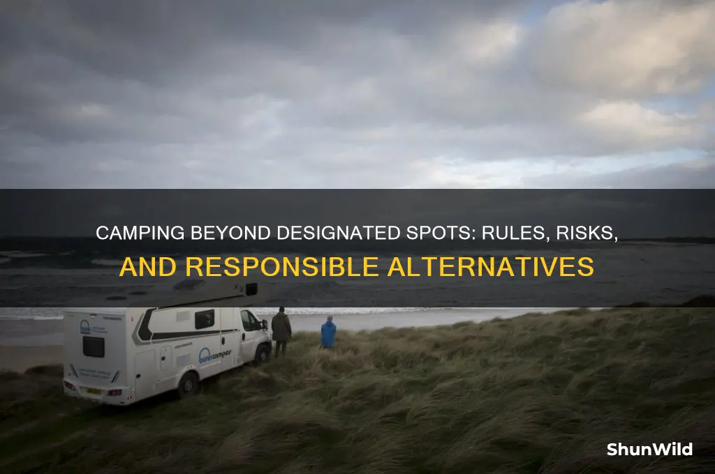 can i camp outside camping spot