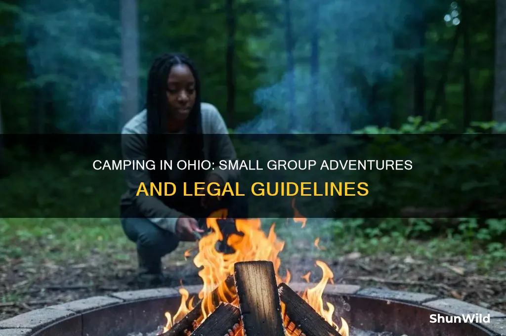 can i camp with less that 6 people in ohio