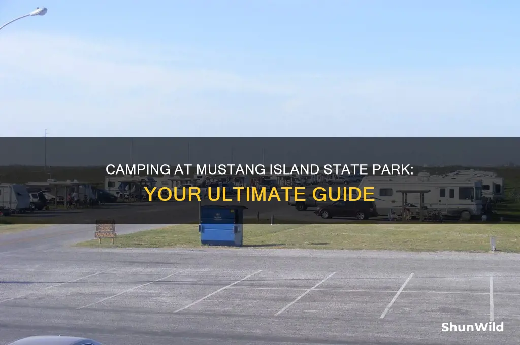 can i camping at mustang island state park