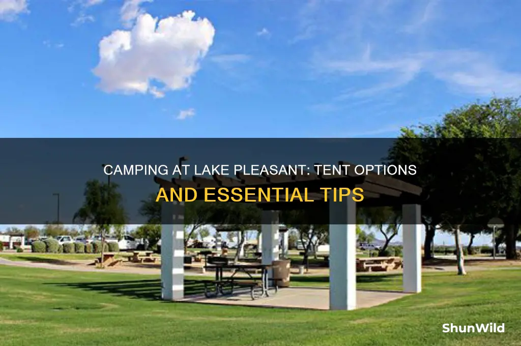 can i camping in a tent at lake pleasant