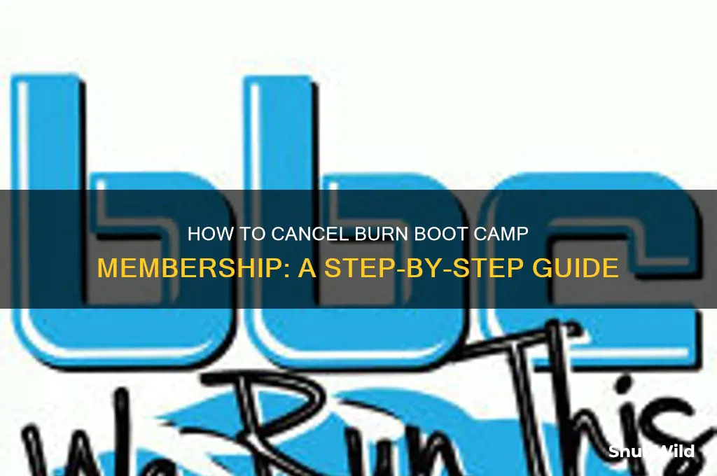 can i cancel burn boot camp membership