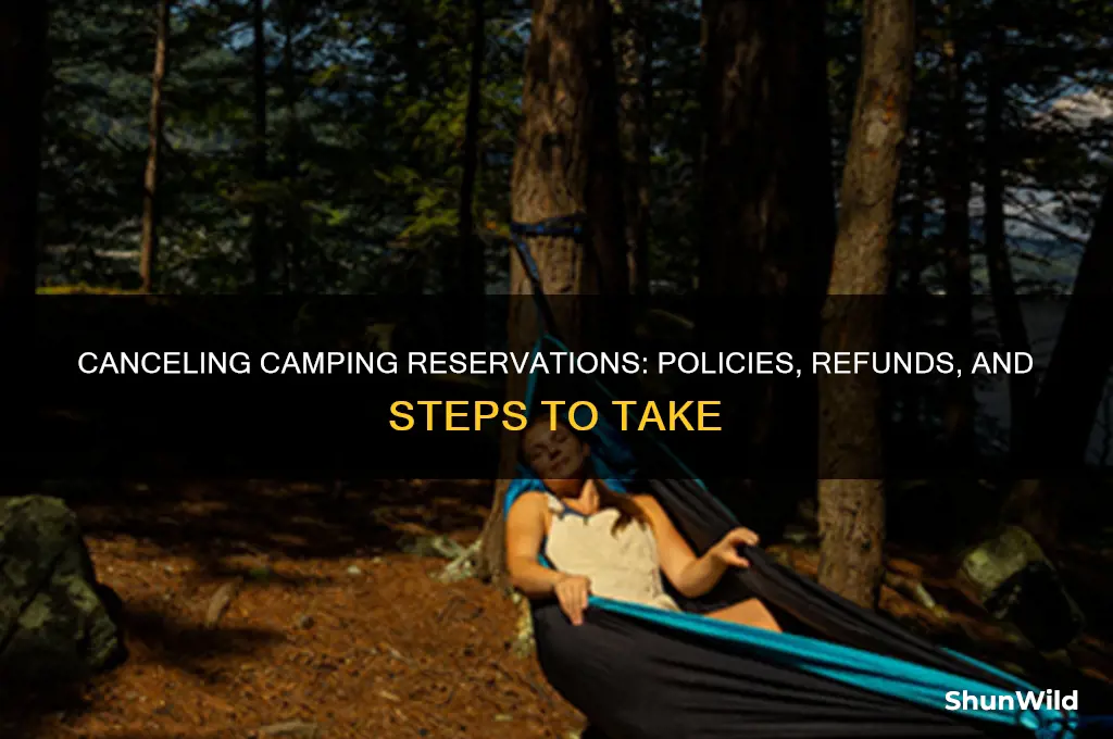 can i cancel camping reservations