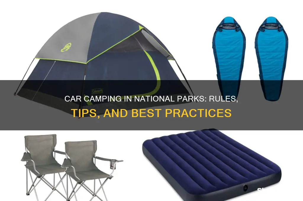can i car camp in national parks