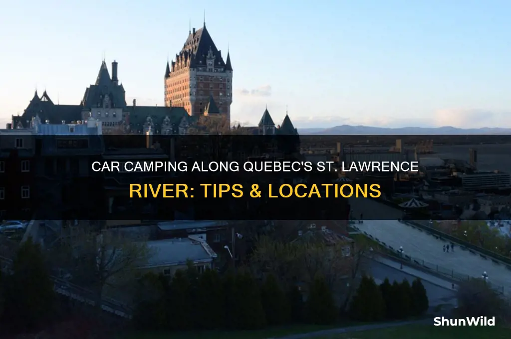 can i car camp in quebec saint lawrence river