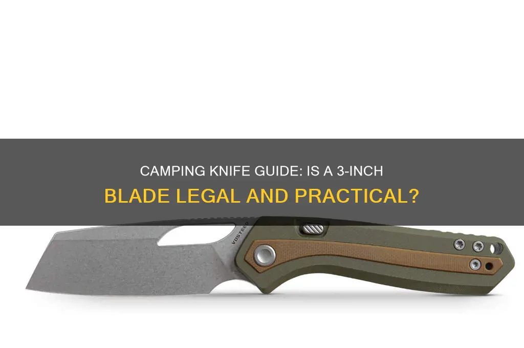 can i carry a 3 inch knife while camping