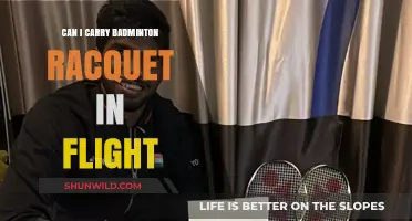 Badminton Gear: What Can I Take on a Flight?