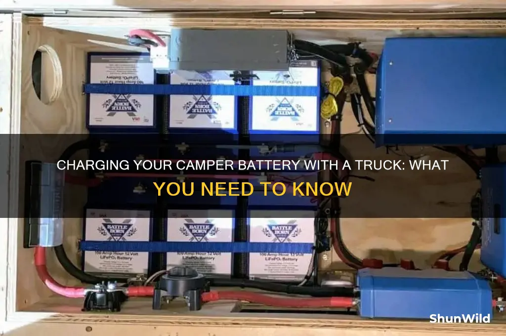 can i charge a camper battery with my truck