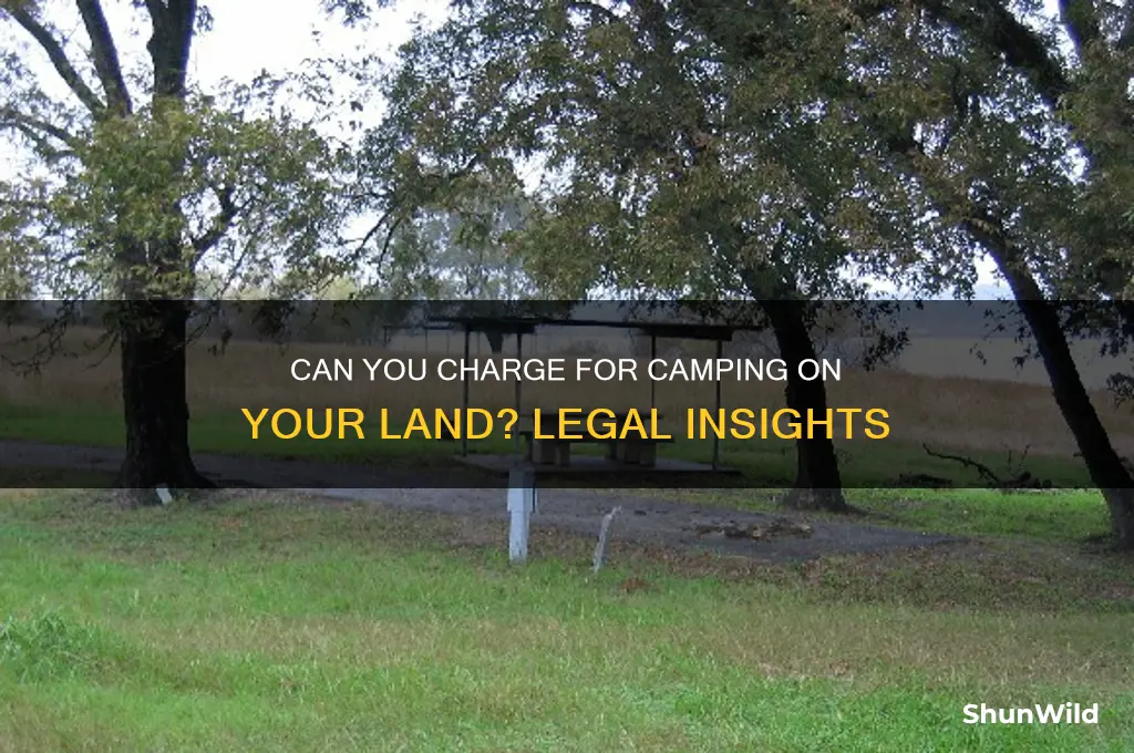 can i charge people to camp on my land