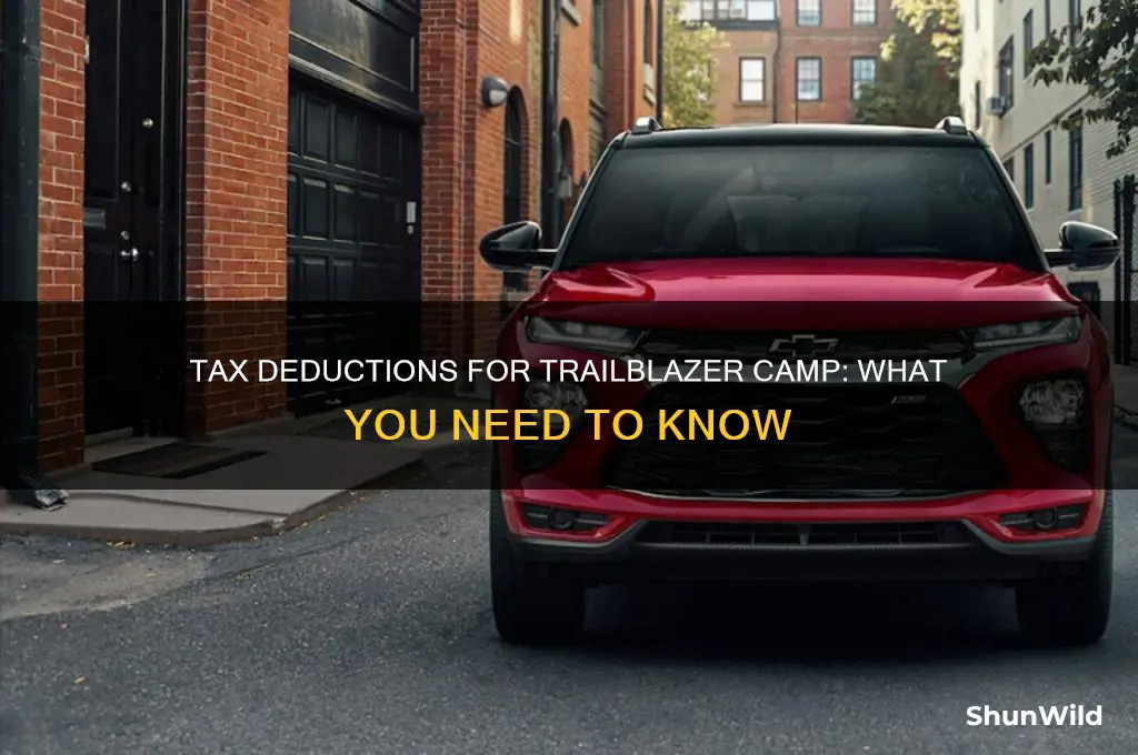 can i claim trailblazer camp on my taxes