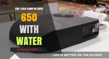 Cold Camping in a Lance 650: Water Management Tips