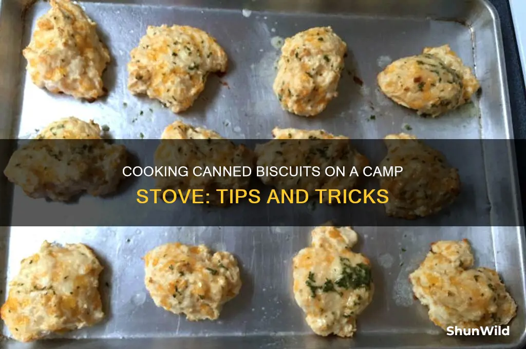 can i cook canned biscuits on a camp stove