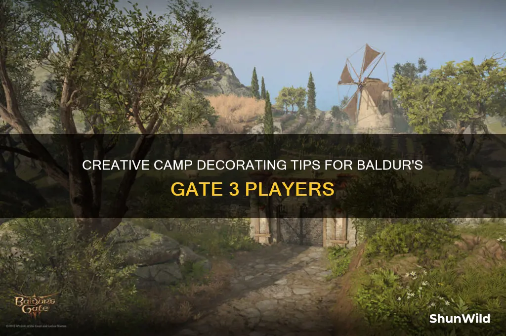 can i decorate my camp bg3