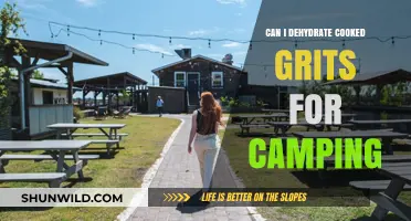 Dehydrating Cooked Grits for Camping: A Lightweight Meal Solution