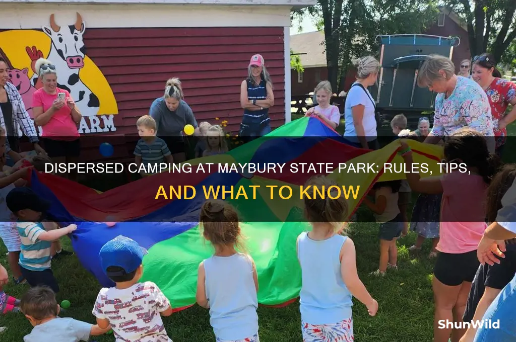can i dispersed camp at maybury state park