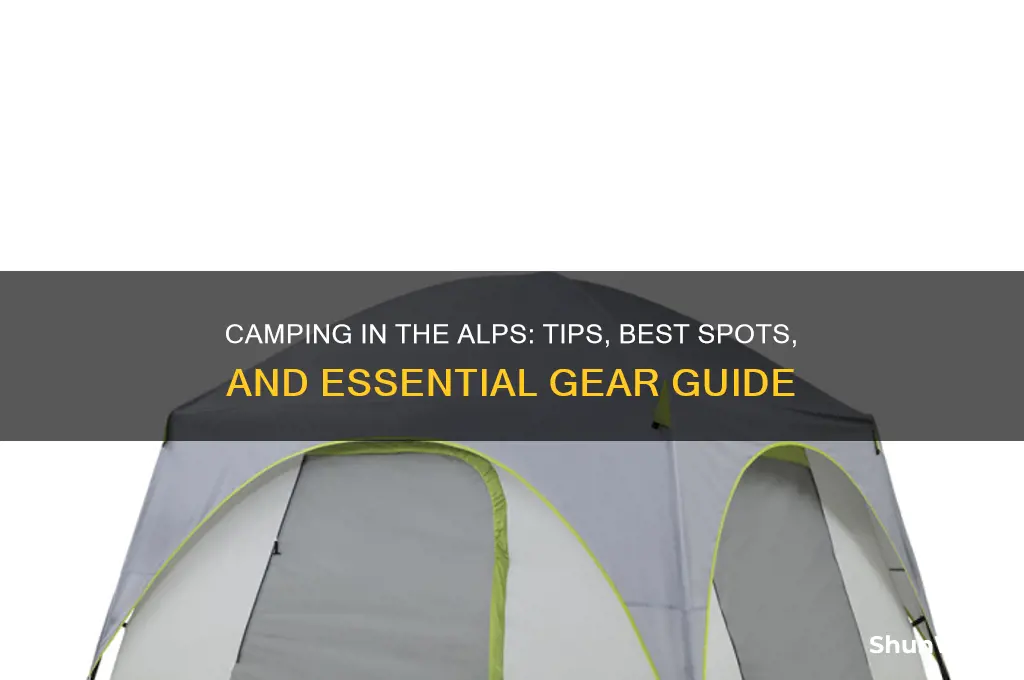 can i do camping in alps