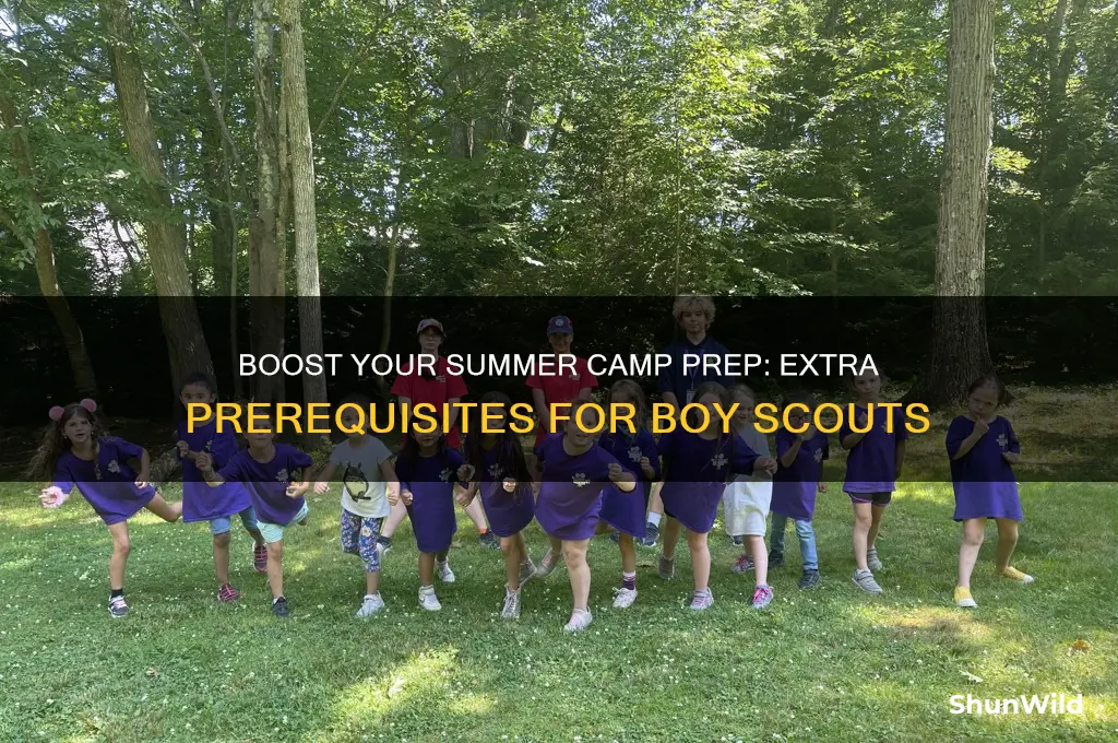 can i do extra prerequisutes for summer camp boy scouts