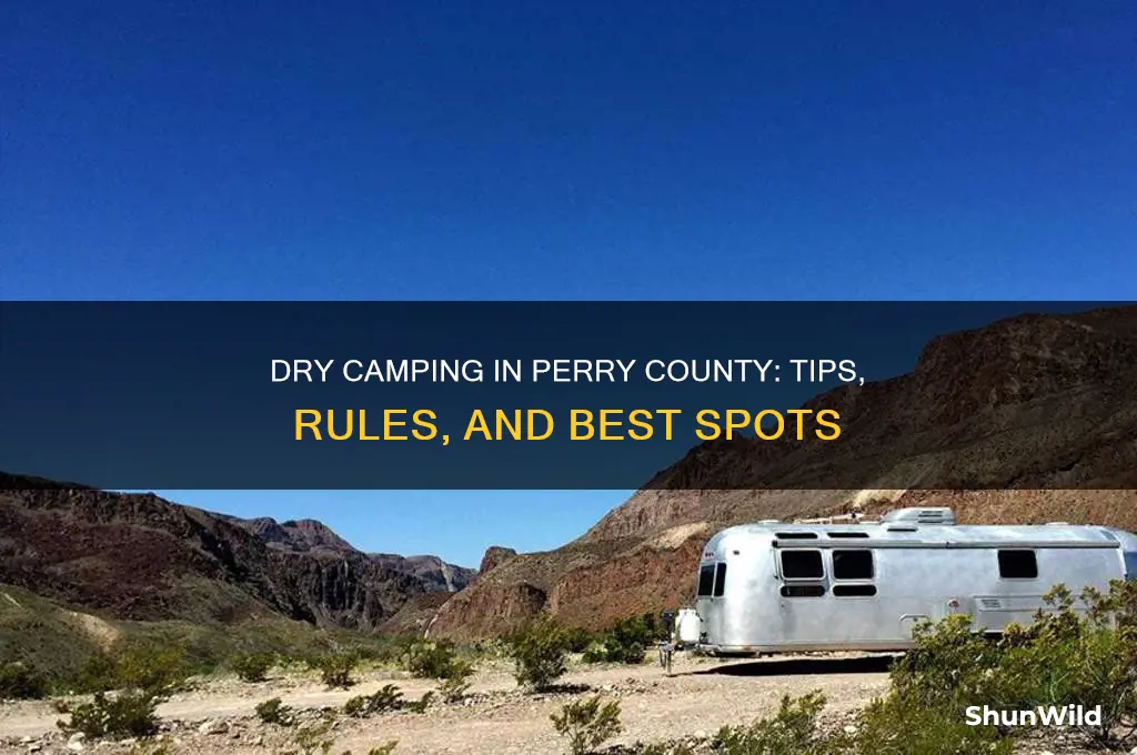 can i dry camp in perry county