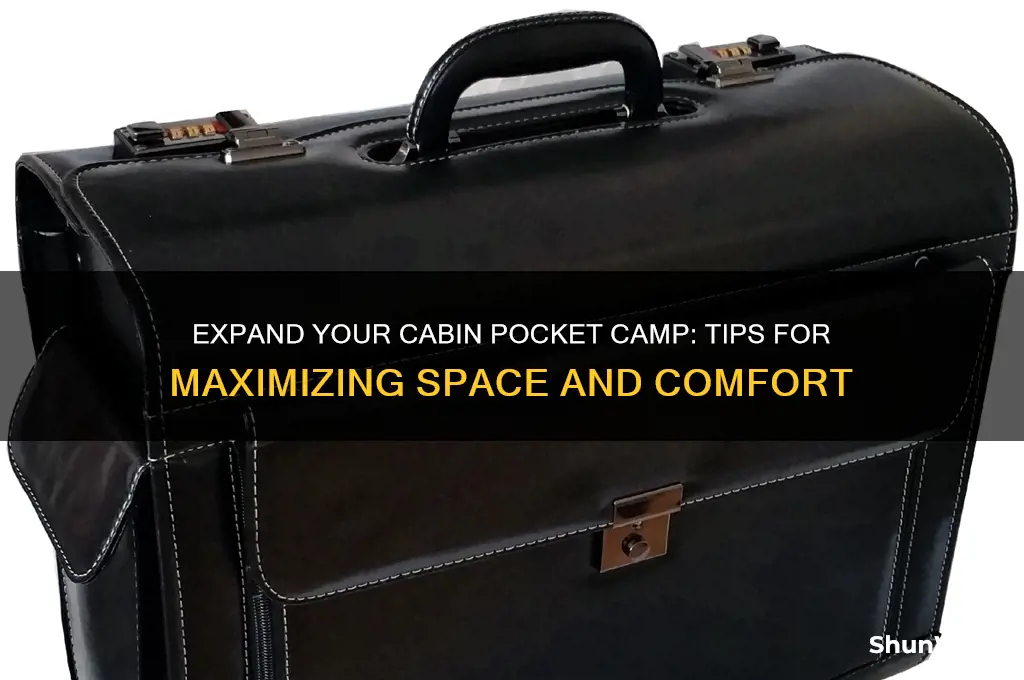 can i expand my cabin pocket camp