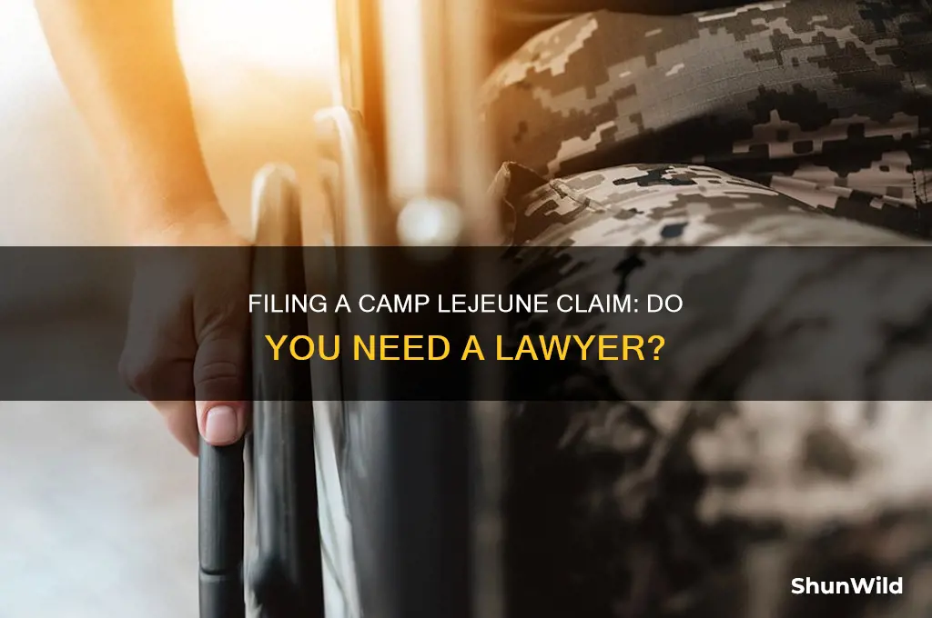 can i file a camp lejeune claim without a lawyer
