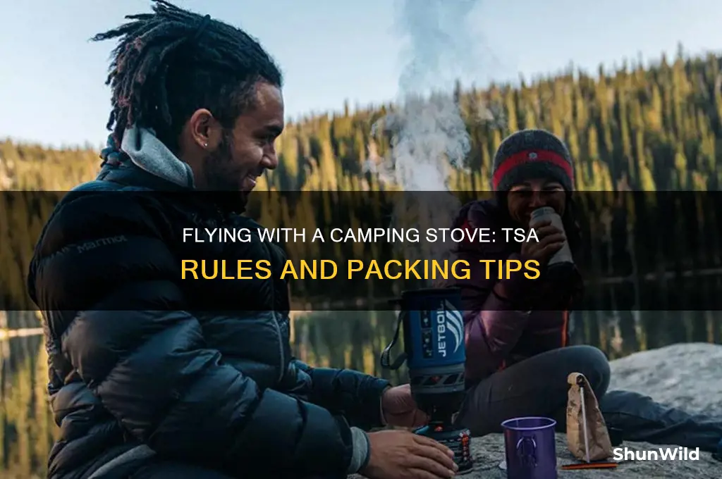 can i fly with a camping stove