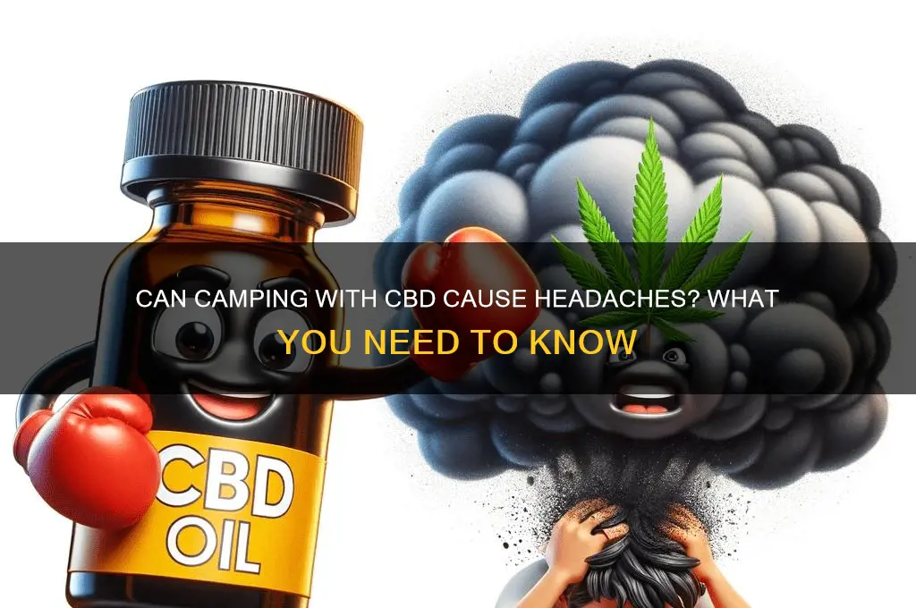 can i get a headache from camping cbd