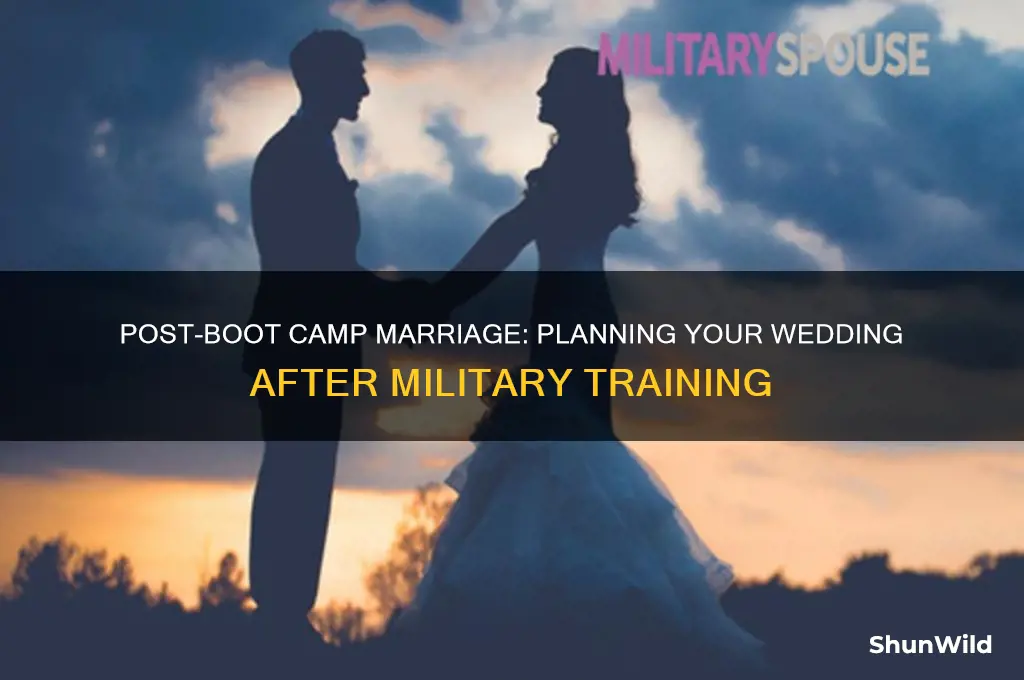 can i get married after boot camp