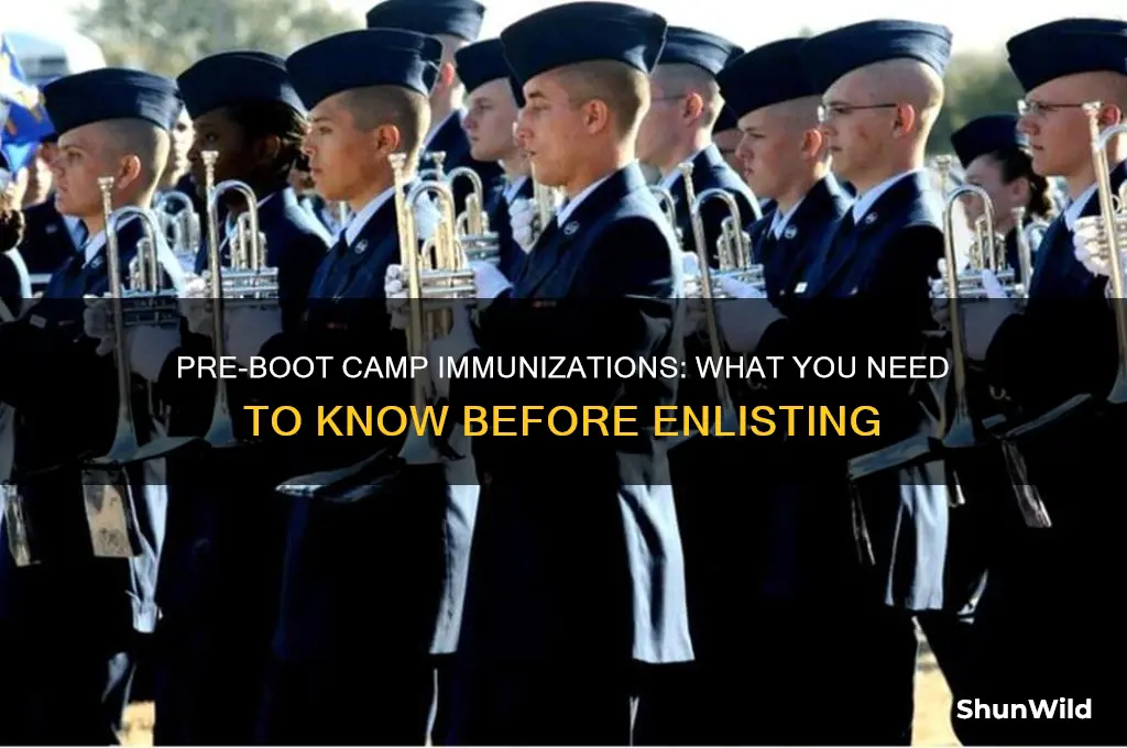 can i get my immunizations before boot camp