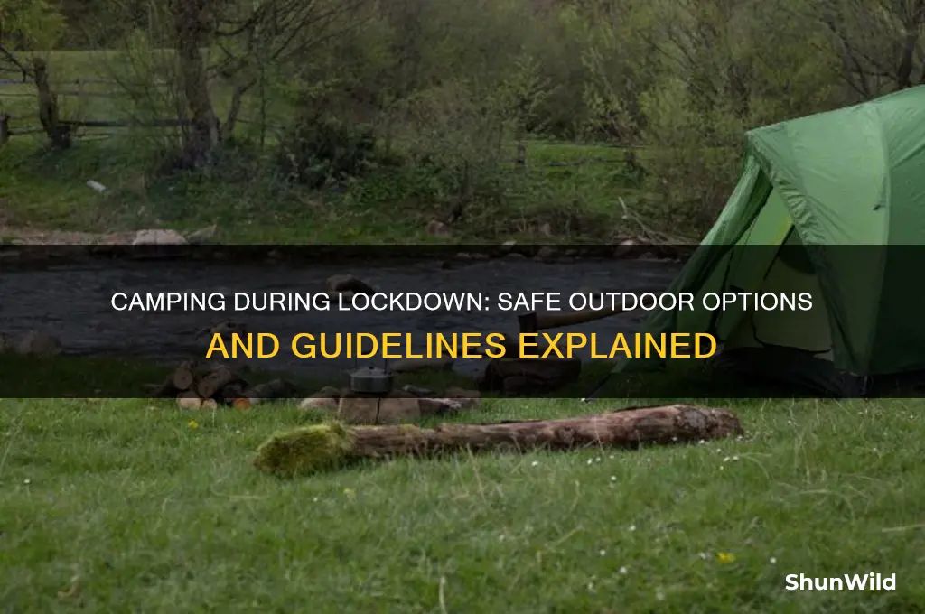 can i go camping during lockdown