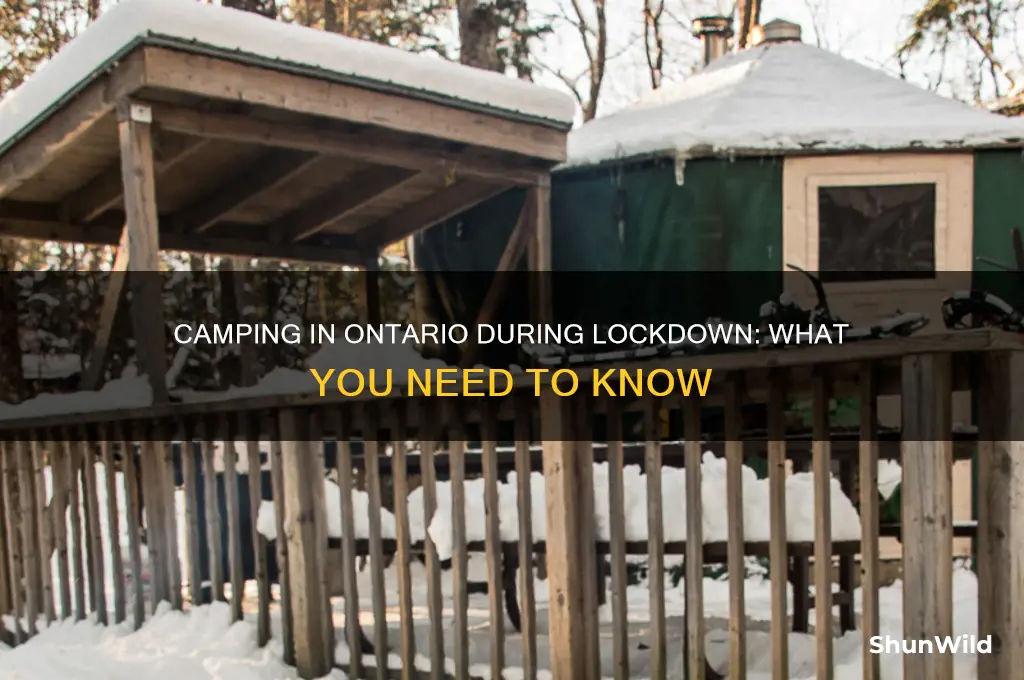 can i go camping in lockdown ontario